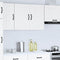 vidaXL - Keukenwandkast - Lucca - bewerkt - hout - wit
