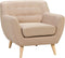 Fauteuil MOTALA Stof Beige