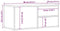 vidaXL - Tv-meubel - 80x34x35,5 - cm - bewerkt - hout - oud - houtkleurig