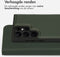 Accezz Samsung Galaxy S22 Ultra - 2 in 1 Wallet Bookcase - Echt Nappa leer - Groen