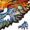 UNIDRAGON Houten Puzzel Voor Volwassenen Dier - Vurige Vos - 107 stukjes - Small 16x24 cm
