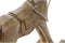Decoratieve figuren DKD Home Decor Natuurlijk Touw Lichtbruin Koloniaal Mangohout (61 x 15 x 63 cm)