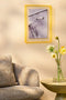 Mica Decorations Wanddecoratie - Vrouw op duikplank - L40 x B3 x H50 cm - Grijs