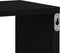 vidaXL - Wandplank - - - Zwart - Eiken, - 85 - x - 16 - x - 52,5 - cm, - Gemaakt - van - Gelaagd - Hout