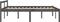 vidaXL - Seniorenbed - massief - grenenhout - grijs - 150x200 - cm