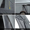 SoBuy OGS32-L-HG - 4-in-1 Camping Tent - Waterdicht Lichtgewicht voor 2 Persoon Grijs