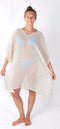 Barts Limbe Kaftan - Katoen - Borduursel - Cream