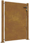 vidaXL - Poort - 105x155 - cm - cortenstaal