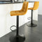 House Nordic Middelfart Barkruk Geel (Set van 2)