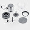 Severin KM 3867 - Hakmolen - 400 W - 1 L Glas - RVS