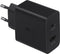 Samsung 35W Power Adapter Duo - USB-C 25W en USB-A 15W snelladen - Zwart