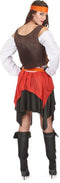 Piraten kostuum voor vrouwen - Verkleedkleding - XL