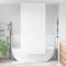 vidaXL - Doucherolgordijn - 100x240 - cm - stofbreedte - 96 - cm