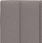 vidaXL - Hoofdbordkussen - 90 - cm - stof - taupe