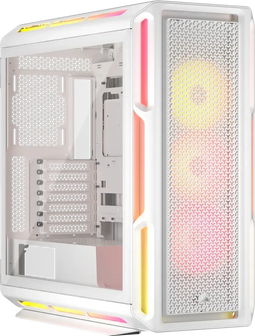 Corsair 5000T (2025) - PC-behuizing - 3 LX120 RGB-ventilatoren - Wit
