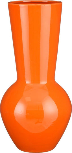 Mica Decorations Lora Vaas - H45 x Ø23 cm - Keramiek - Oranje