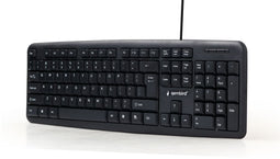 Gembird KB-U-103 - Toetsenbord - USB Aansluiting - 104 Toetsen - Zwart