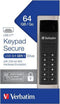 Verbatim Keypad Secure - USB 3.0 Drive 64GB - AES 256 bits-hardwareversleuteling - Zwart