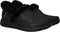 Skechers Hands Free Slip-Ins Cozy Escape - Dames Pantoffels - Imitatieleer met Bontkraag - Zwart