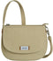 Travelon Heritage - Anti-diefstal Saddle Crossbody - RFID snijbestendige band vergrendelbare ritsen - Natural