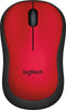 Logitech M220 Silent - Draadloze Muis - Ruisonderdrukking 90% - Rood