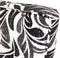 Kopu® Retro Flower Loungekussenset Zit en Rug 60 cm breed - Black