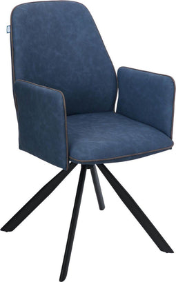 Feel Furniture - Eetkamerstoel - Vince - Blauw