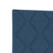 Stoffen Hoofdbord Geometric met hoofdeinde Blauw 80 cm Stof