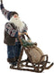 Kerstversiering DKD Home Decor Hout Polyester Kerstman (42 x 25 x 48 cm)