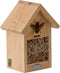 Bijenhuis 16,9 X 22,9 Cm Hout/bamboe Naturel - bijen - insecten - Esschert Design