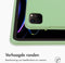 Accezz Liquid Silicone Backcover - iPad Pro 12.9 (2020 - 2022) - Penhouder - Lichtgroen