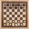 Engelhart 150230 - Schaakset 40x40 cm - Luxe Houten Schaakbord Esdoorn & Walnoot - Koning 77 mm - Opbergsysteem - Colourbox