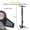 Fietspomp met Drukmeter - Voor alle Ventielen Dubbel- Hollands- Frans- Autoventiel - ACROPAQ