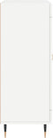 vidaXL - Dressoir - 69,5x34x90 - cm - bewerkt - hout - wit