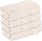 Vitality Pur - Handdoeken Sofia Collectie - Gastendoekje 30x50 - 100% Katoen 500GSM - Sand (4 stuks)