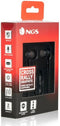 NGS Cross Rally - In-ear hoofdtelefoon - Metalen met microfoon en multifunctionele knop - Geel Zwart