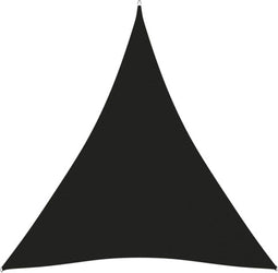 vidaXL - Zonnescherm - driehoekig - 3x4x4 - m - oxford - stof - zwart