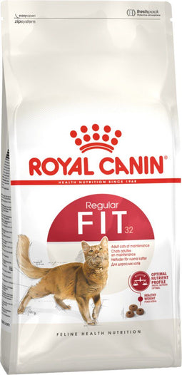 Royal Canin Fit 32 - Kattenvoer - Ondersteunt gezond gewicht en vermindert haarballen - 4 kg