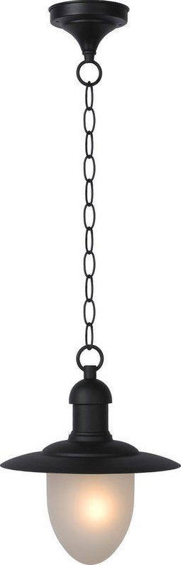 Lucide ARUBA - Hanglamp Binnen/Buiten - Ø 25 cm - Dimbaar - Zwart