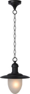 Lucide ARUBA - Hanglamp Binnen/Buiten - Ø 25 cm - Dimbaar - Zwart