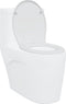 vidaXL - Snelle - Ontgrendelbare - Toiletzitting - met - Zachte - Sluiting - Duroplast - Wit