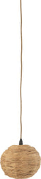 J-Line hanglamp Bol Bananenbladeren - jute - naturel - small