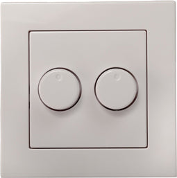 DUO Dimmer Afdekplaat | Helderwit | ION INDUSTRIES