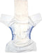 HappyBear | All In One wasbare luier - Blue Giraffe | One Size - 4kg t/m 15kg | Te gebruiken vanaf geboorte tot zindelijkheid | Dubbele lekgoten - minder kans op lekkages | Handige klittenbandsluiting