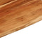 vidaXL - Bureaublad - rechthoek - natuurlijke - rand - 100x80x2,5 - cm - acaciahout