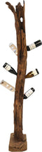 HSM Collection - Flessenrek 8 flessen - Teak Erosi naturel - 50*26*180cm