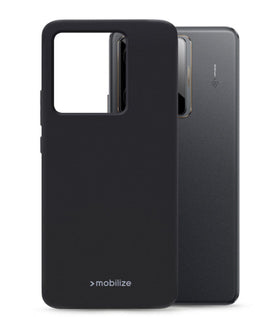 Mobilize Rubber Gelly Case - Realme GT 7/GT 7T - TPU - Opstaande randen - Matt Black