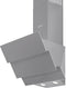 Wiggo WE-D533G(G) - Schuine Afzuigkap 50 cm - Eco Double Vented Air Outlet - Grijs Triple Glas