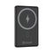 Muvit for Change - Powerbank - 5000 mAh - Draadloos - Zwart Aluminium