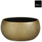 Mica Decorations Bloempot Porto - 27x27x13 cm - Terracotta - Goud,Metallic